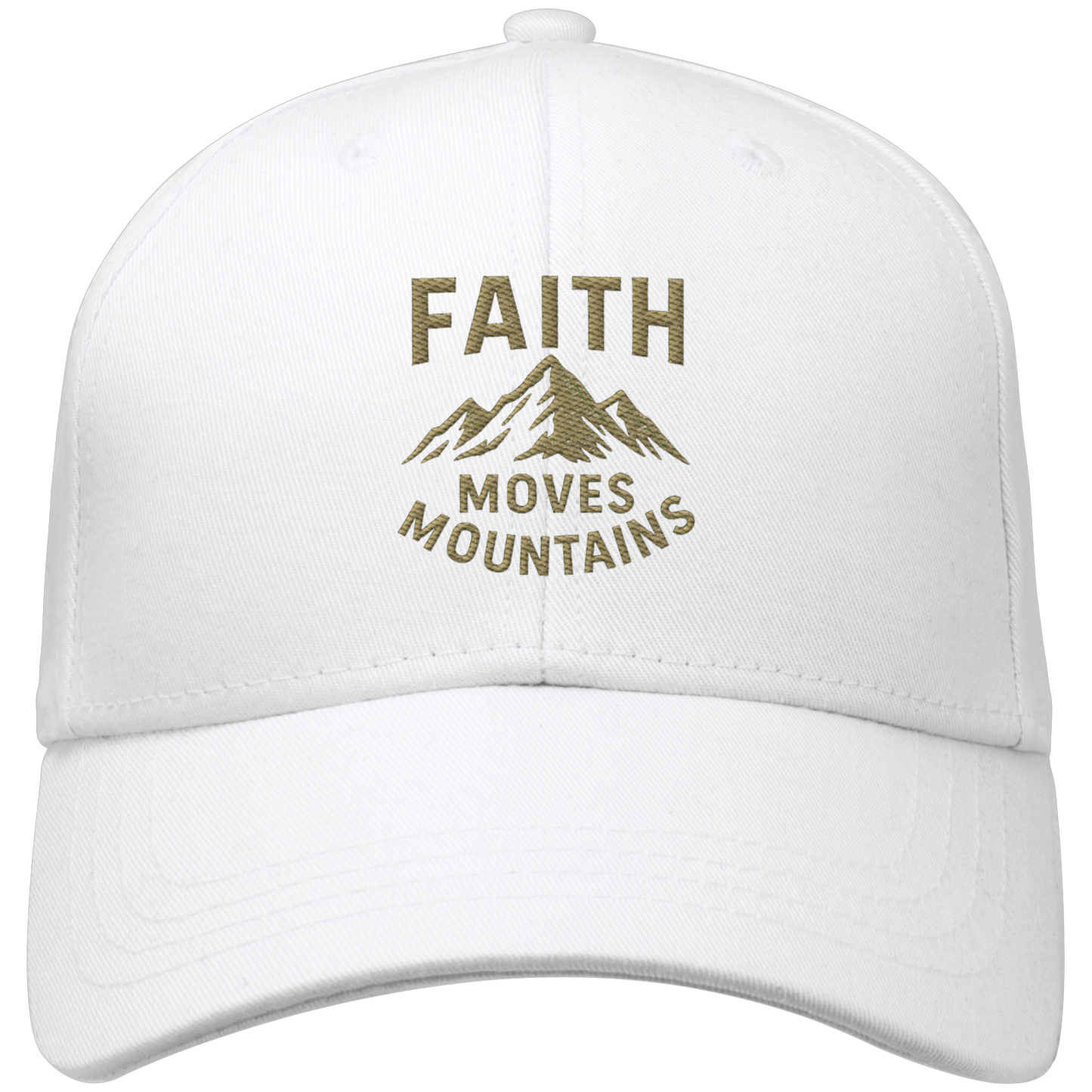 Faith moves Mountain  - Organic Baseball Cap