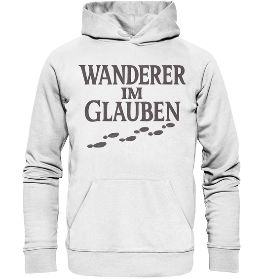 Wanderer im Glauben  - Organic Hoodie