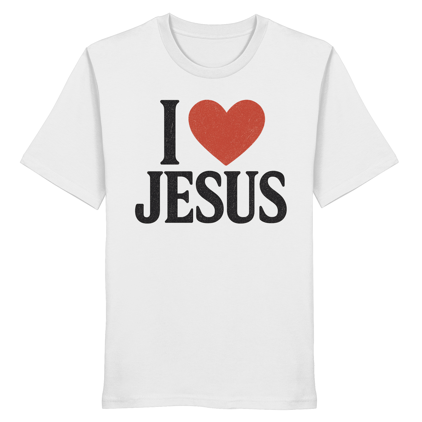 I ❤️ Jesus – Organic Shirt