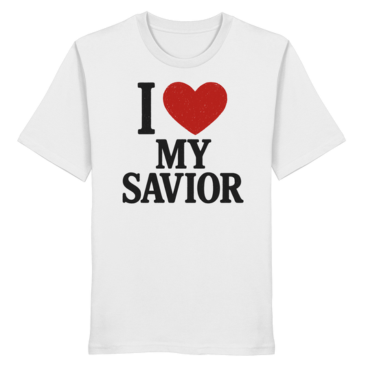I ❤️ My Savior – Organic Shirt - Organic Shirt
