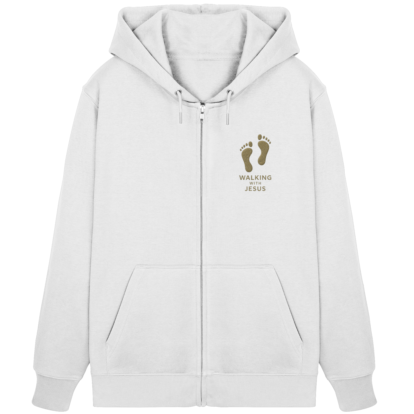 Walking with Jesus - Organic Zipper (Stick)