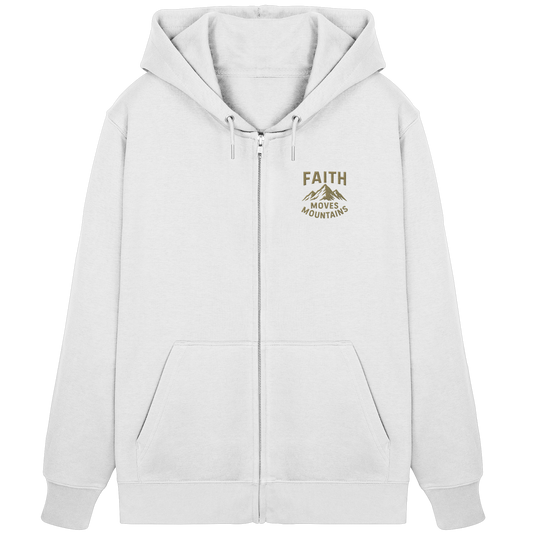 Faith moves Mountain  - Organic Zipper (Stick)